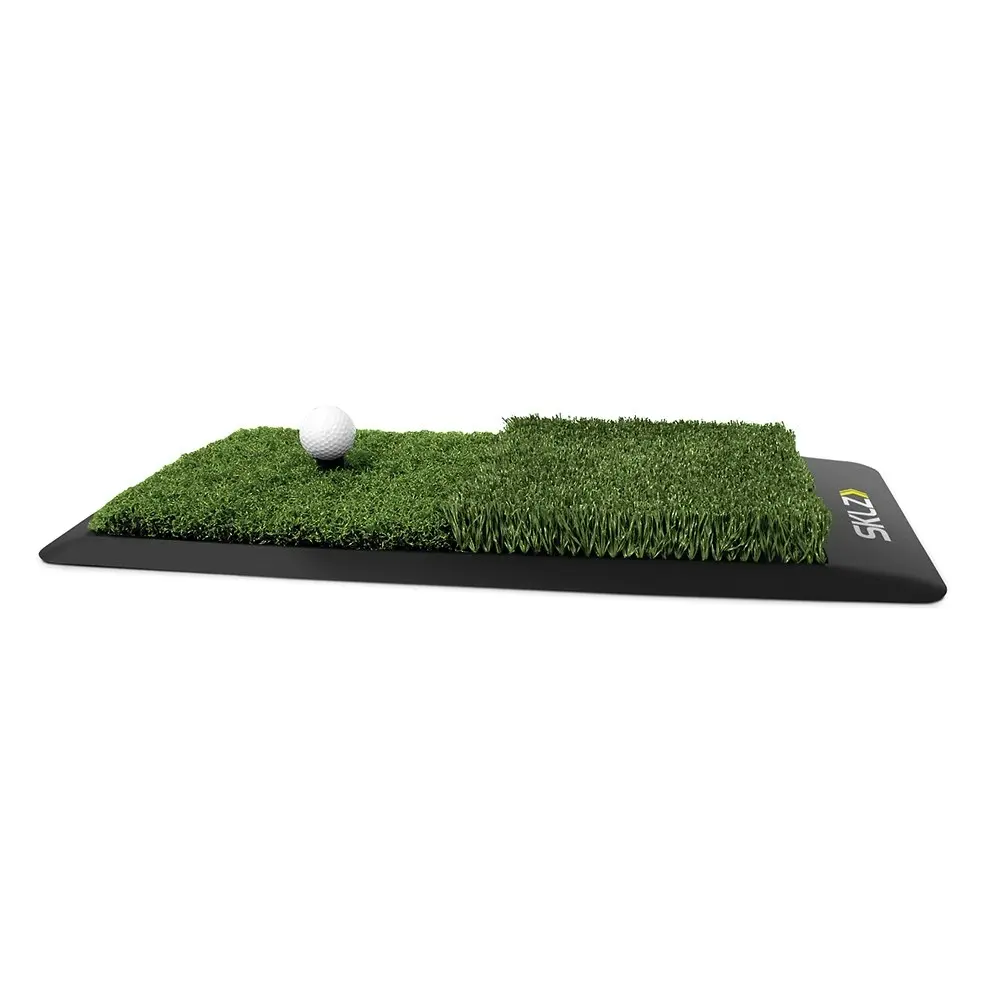 SKLZ 23.5in Golf Training Indoor/Outdoor Portable Grass Launch Pad/Tee Mat Set