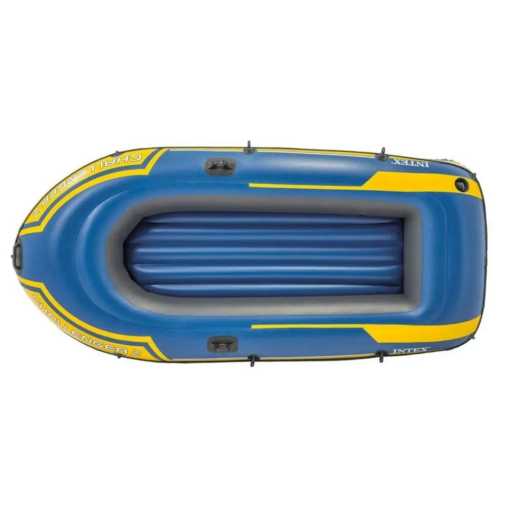 Intex 236cm Challenger 2 Inflatable/Floating Sports Boat w/ Oars/Paddles 14y+