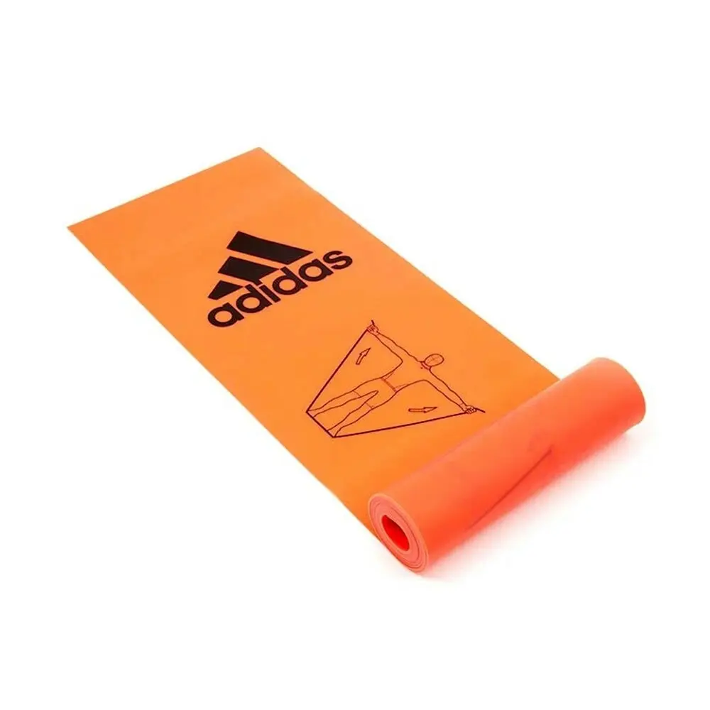 2pc Adidas Training Bands Latex Gym Fitness Strength Workout Exercise Orange/BL