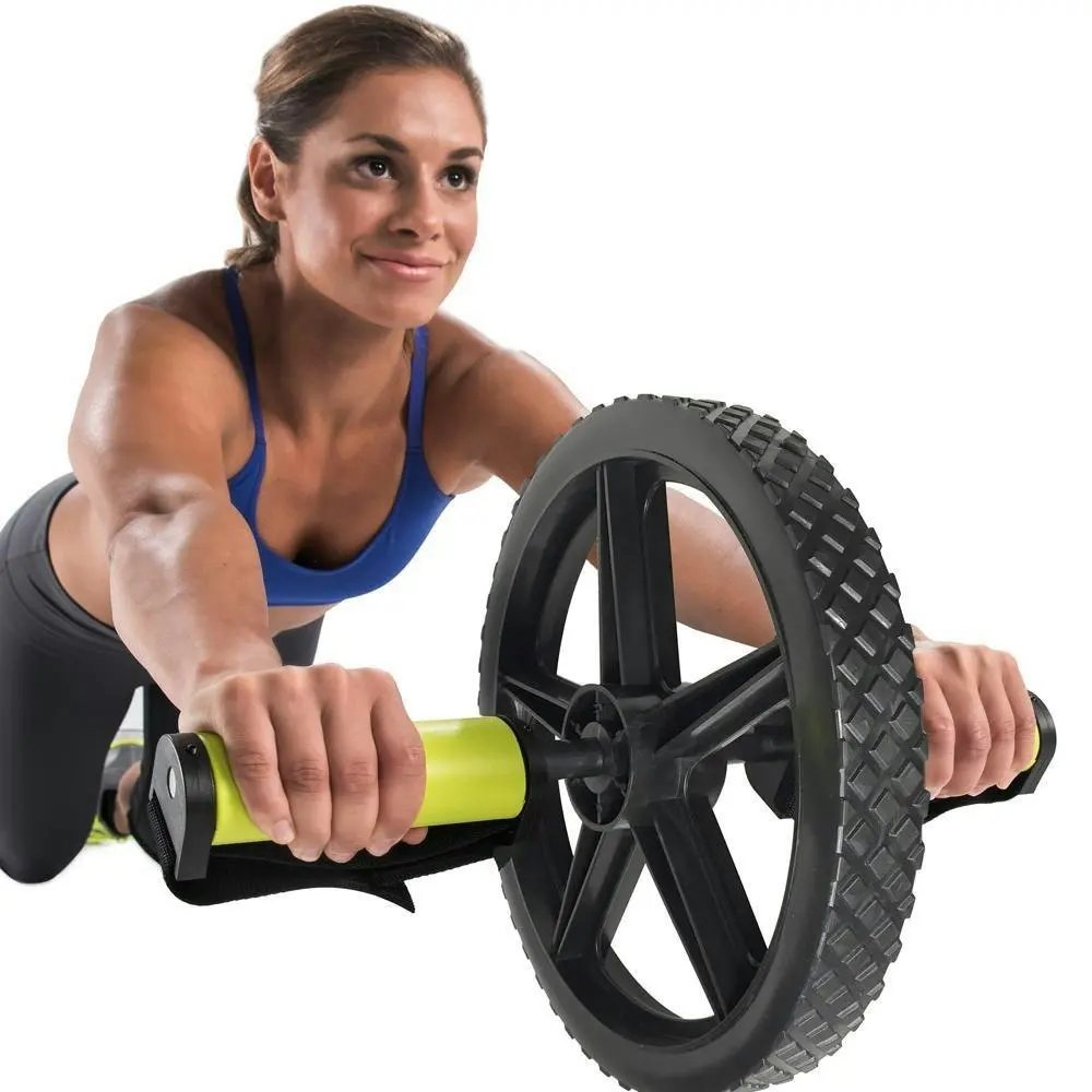 Gofit 38cm Slip Resistance Fitness Gym Ab/Core Training Exercise Roller Wheel