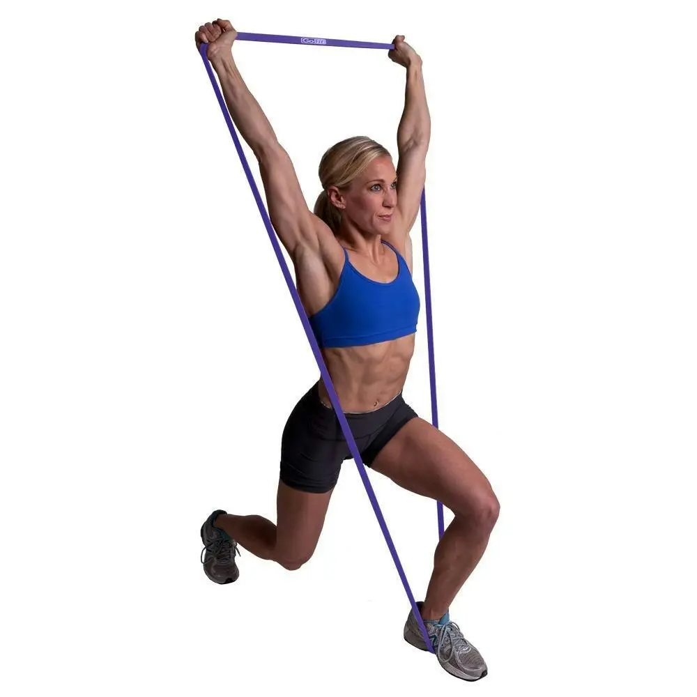 Gofit Hdr 203cm 20-35lbs/9-16kg Workout/Training Exercise Resistance Band Purple