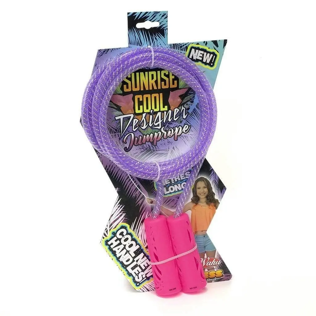 Wahu Kess Sunrise Cool Designer Jump/Skipping Rope Kids Game/Toy 6y+ Assorted