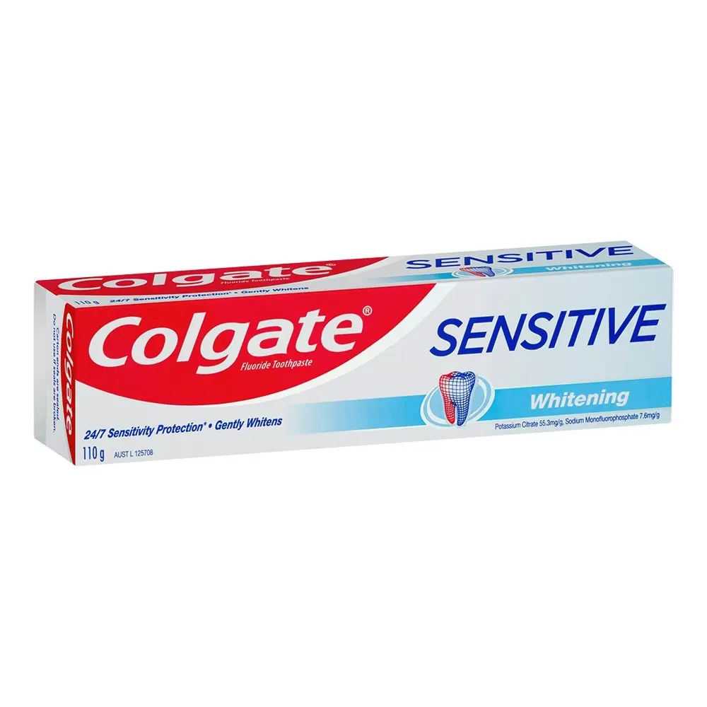 6x Colgate 110g Sensitive Fluoride Toothpaste Dental/Oral Care Whitening