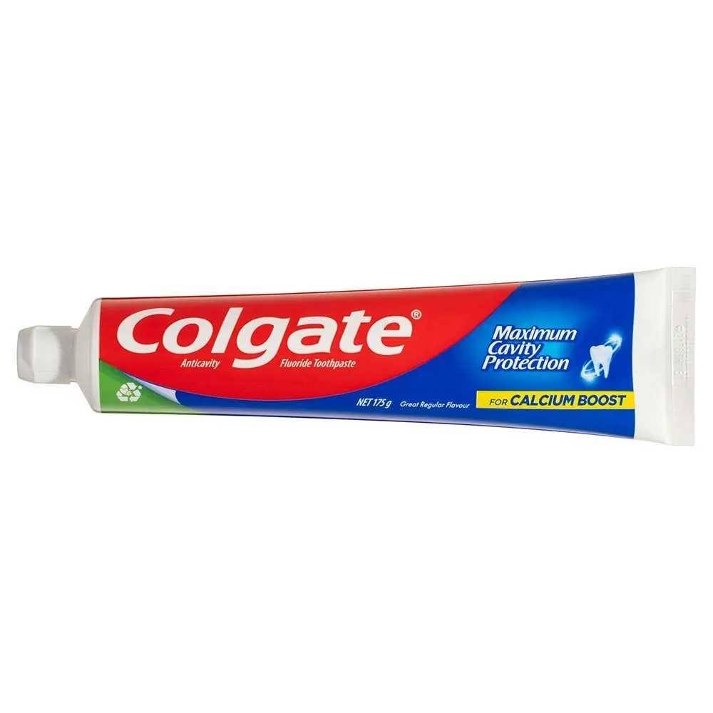 6x Colgate 175g Fluoride Toothpaste Maximum Cavity Protection Regular Flavour