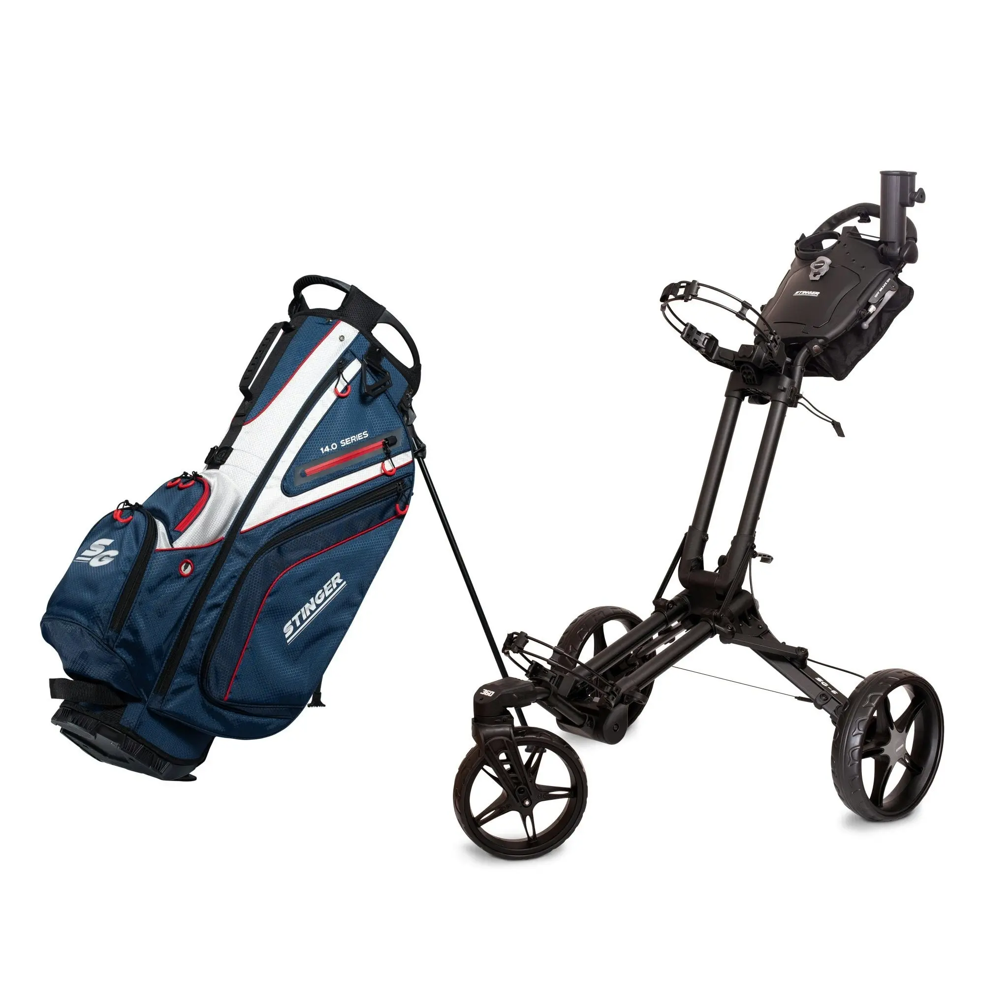 Stinger SG-6 Golf Buggy & Golf Bag Bundle