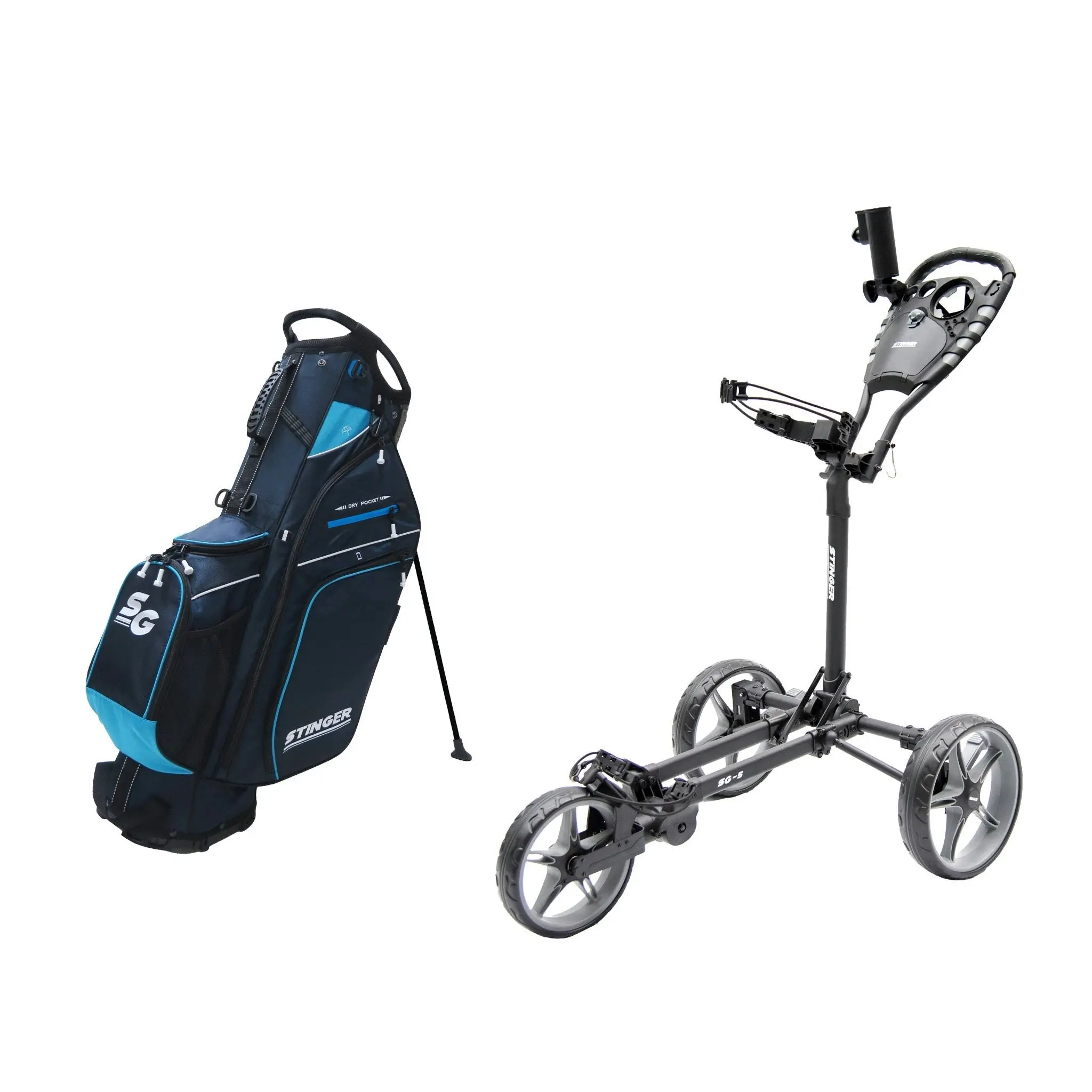 Stinger SG-5 Golf Buggy & Golf Bag Bundle