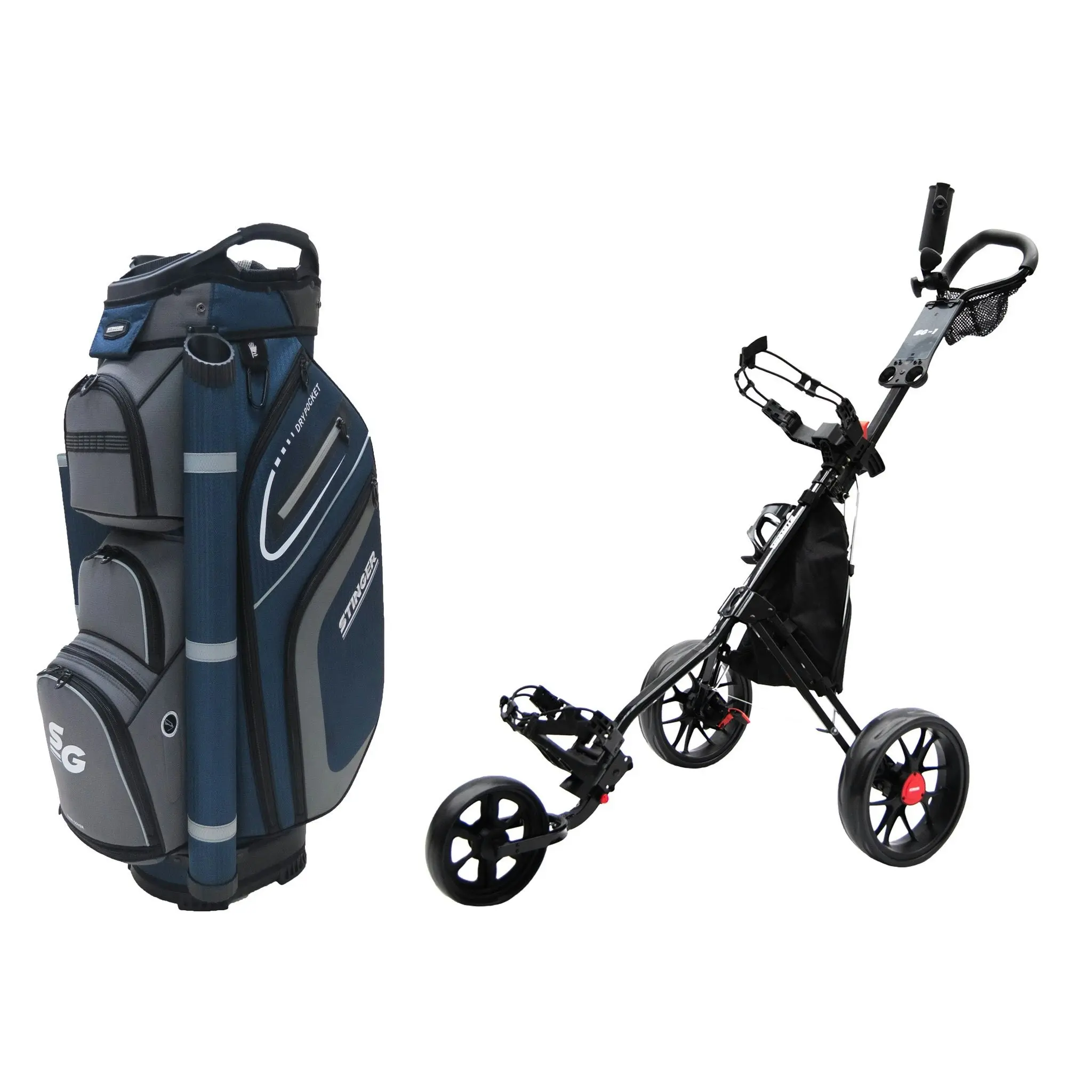 Stinger SG-1 Golf Buggy & Golf Bag Bundle