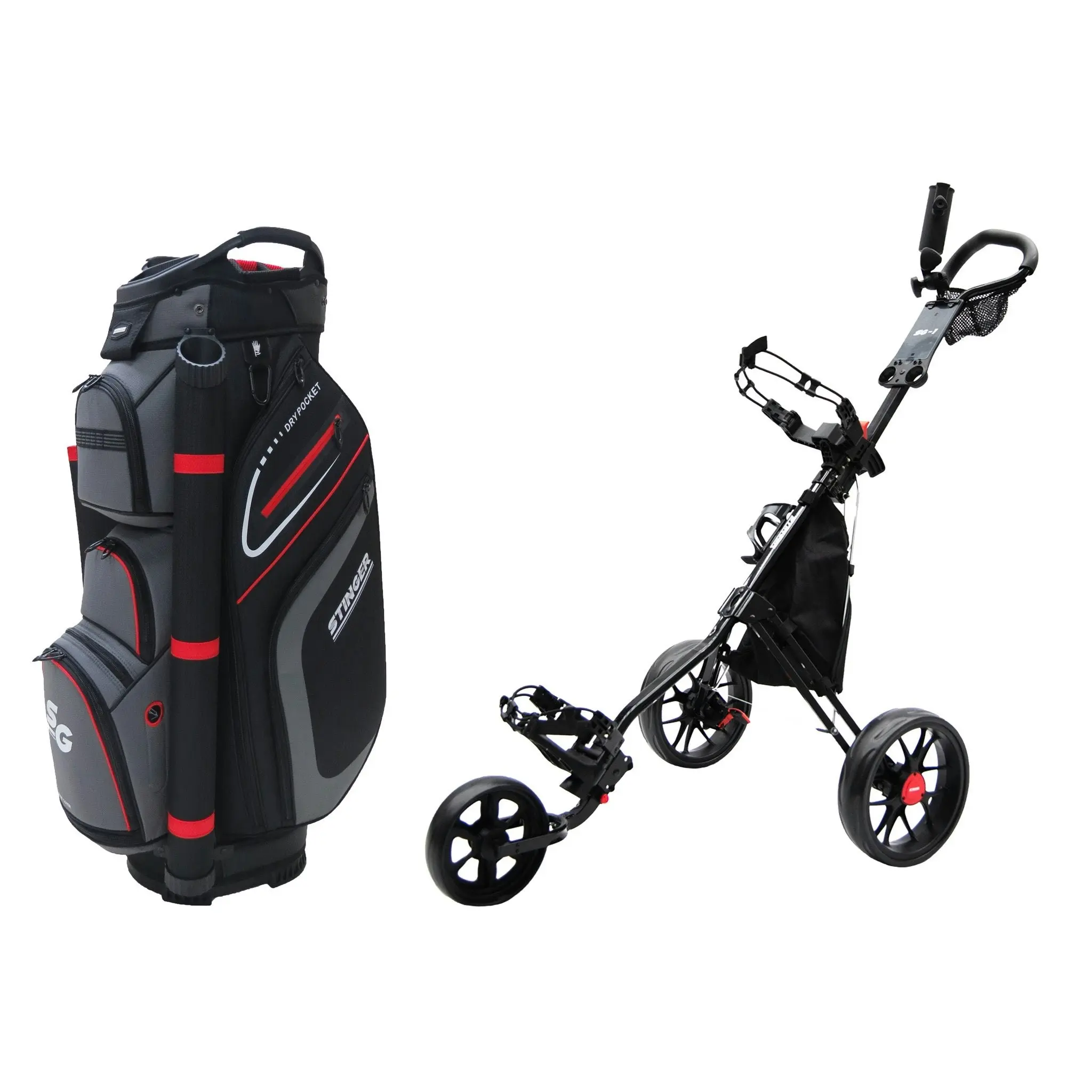 Stinger SG-1 Golf Buggy & Golf Bag Bundle