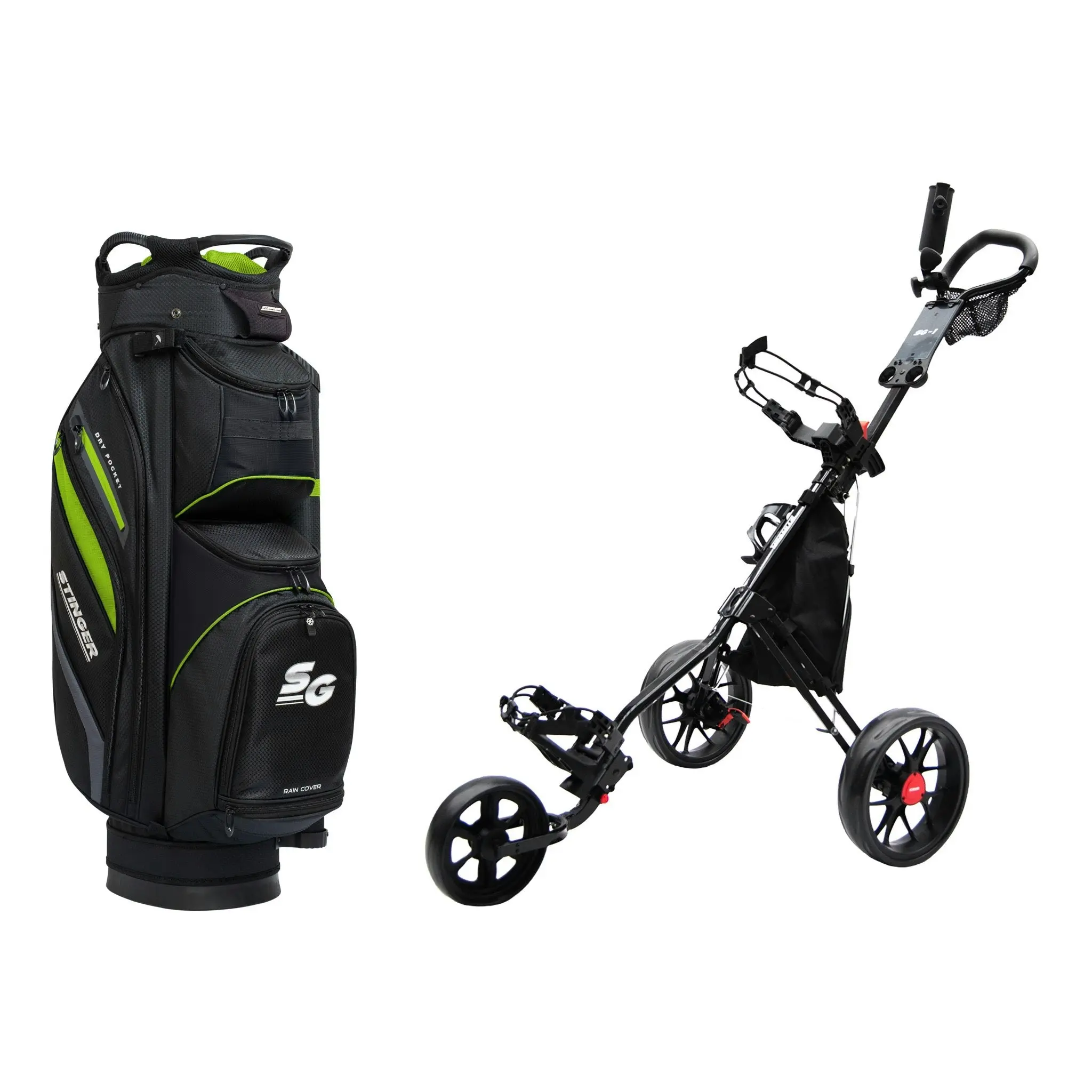 Stinger SG-1 Golf Buggy & Golf Bag Bundle