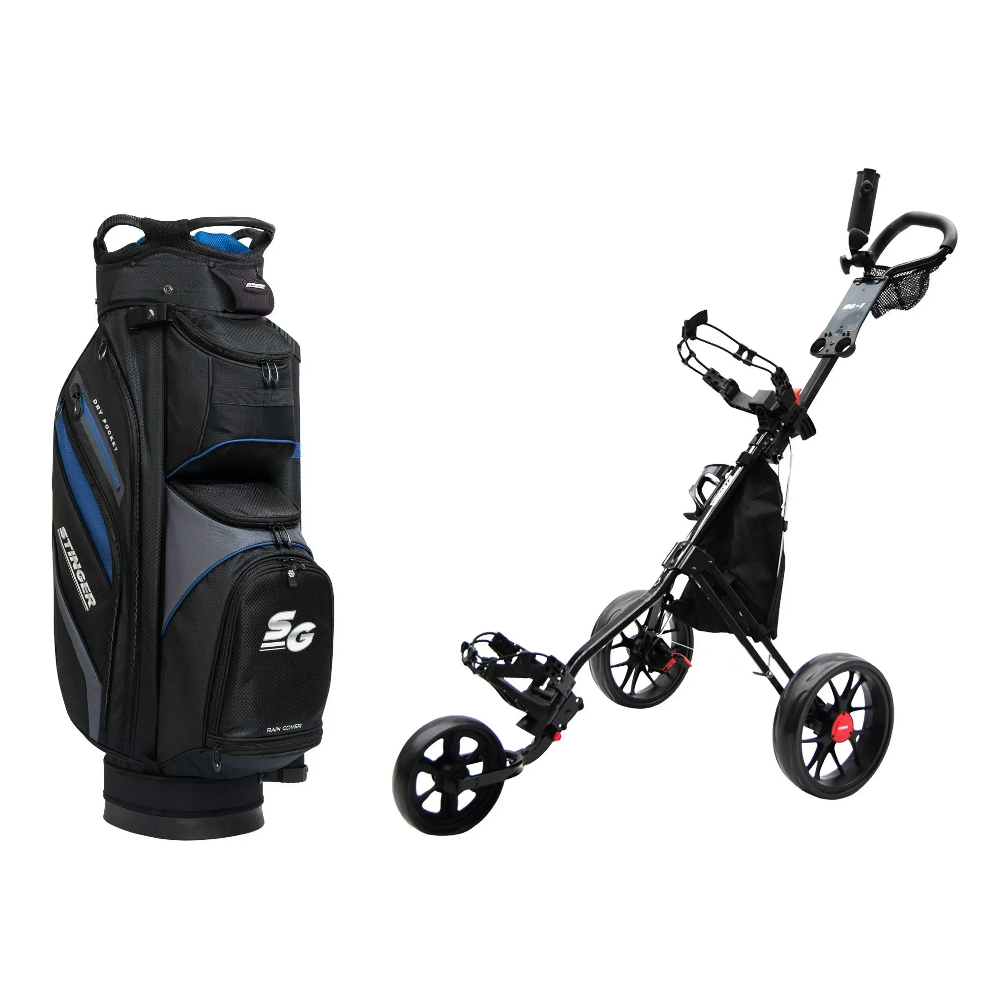 Stinger SG-1 Golf Buggy & Golf Bag Bundle