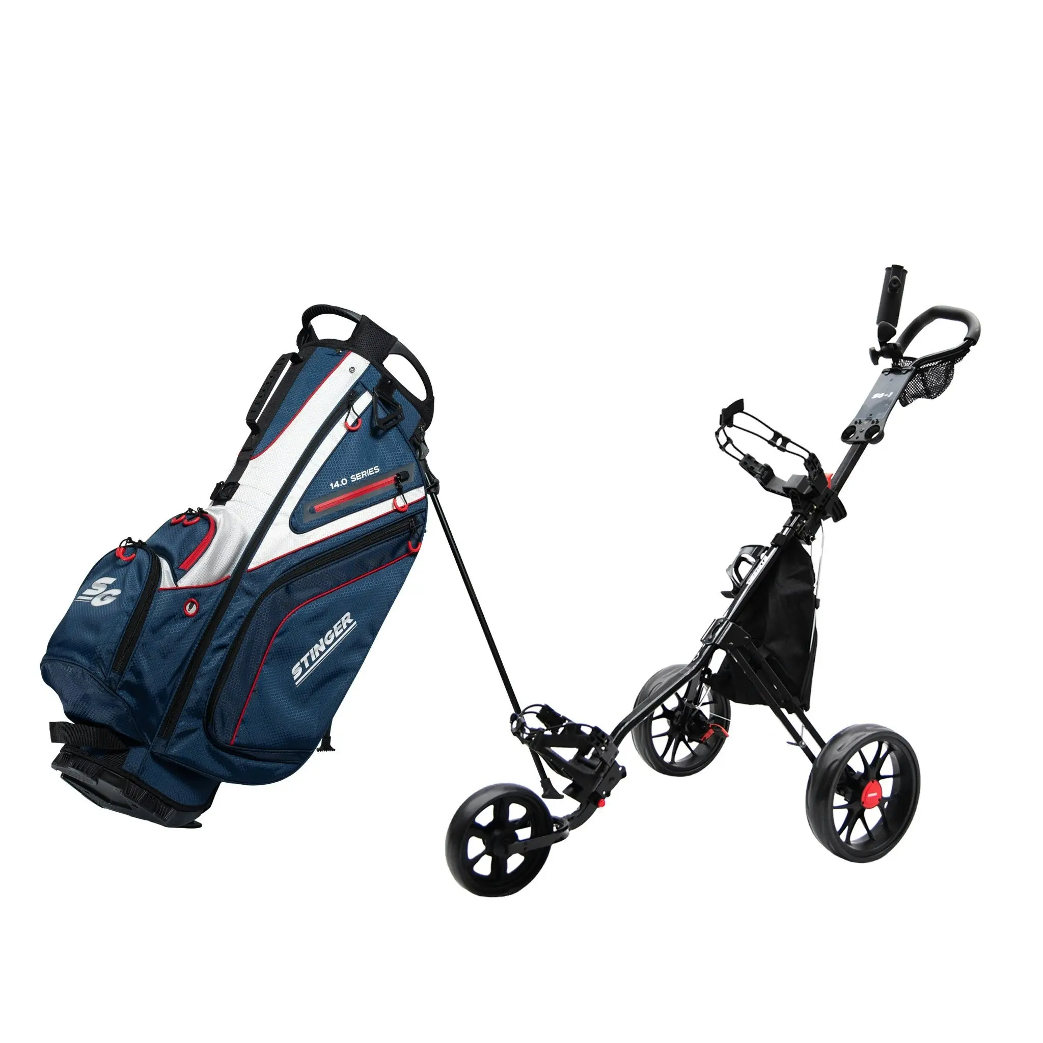 Stinger SG-1 Golf Buggy & Golf Bag Bundle