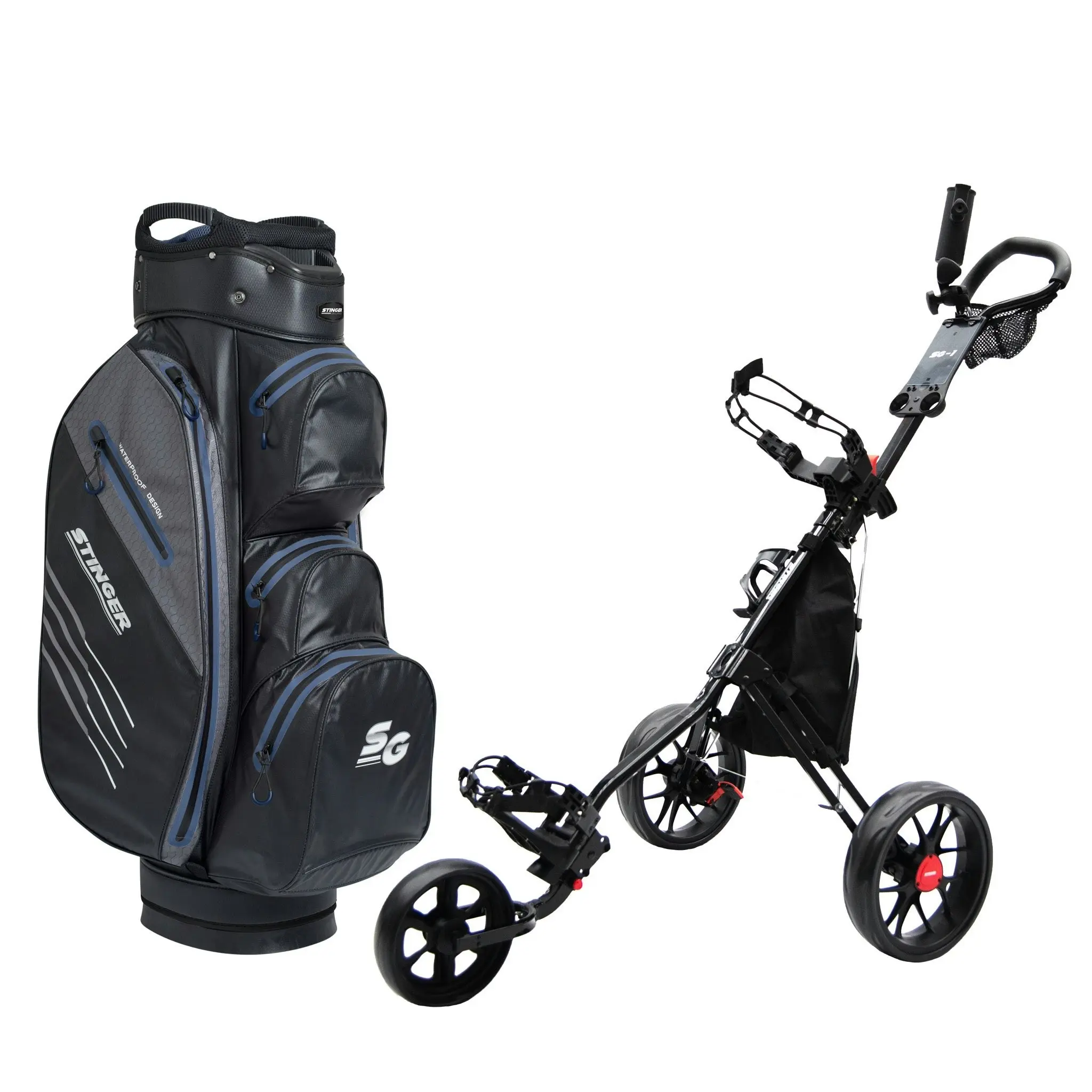 Stinger SG-1 Golf Buggy & Golf Bag Bundle