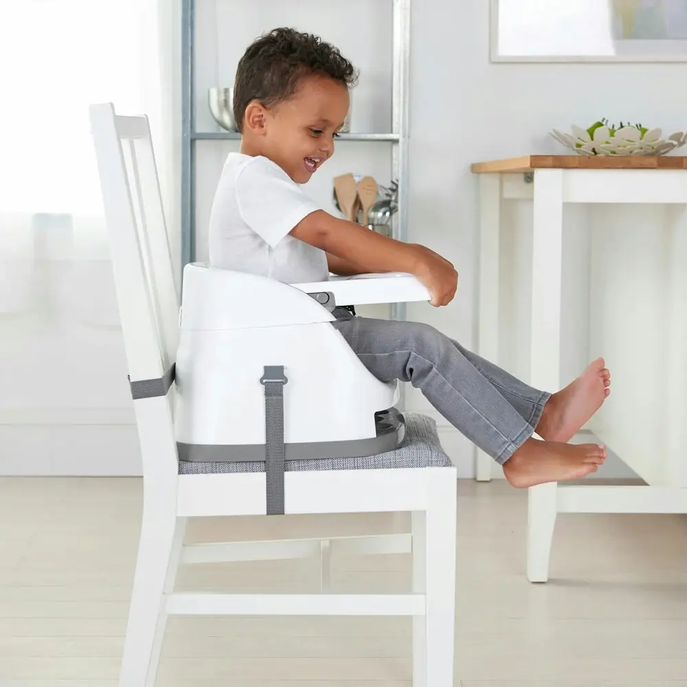 Ingenuity Baby/Infant/Toddler 6m+ Feeding Booster High Dining Chair/Seat Cashmer