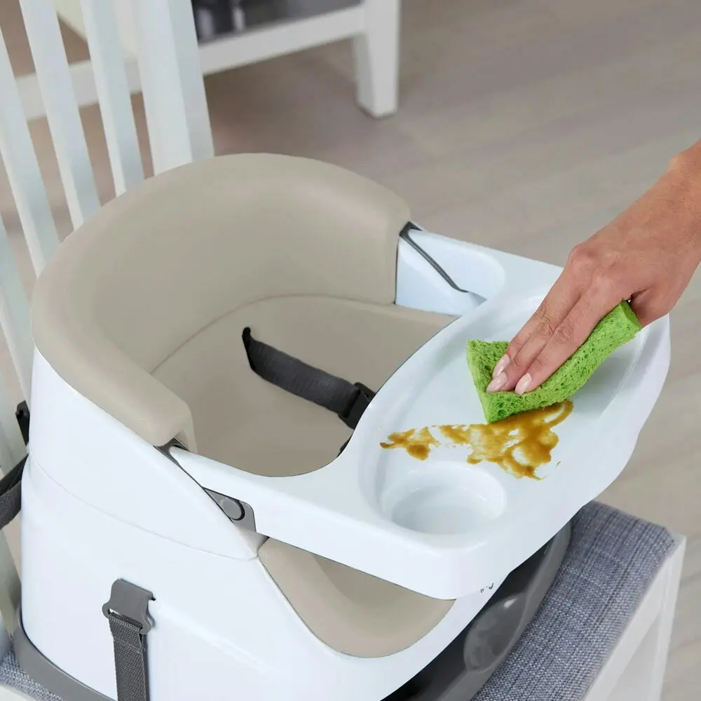 Ingenuity Baby/Infant/Toddler 6m+ Feeding Booster High Dining Chair/Seat Cashmer