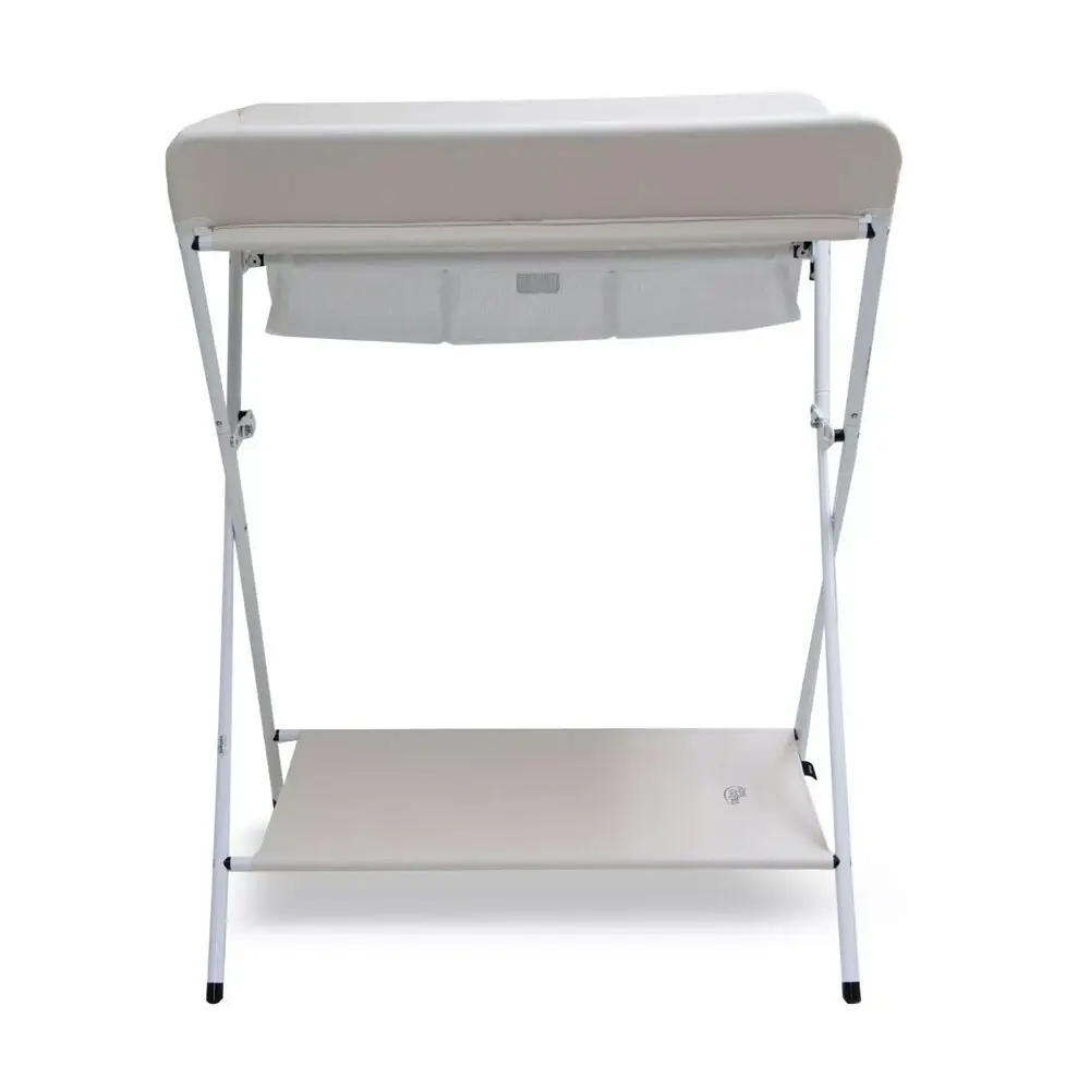 Valco Baby Pax Plus 77cm Changing Table w/ Storage Shelf/Harness/Mat 0m+ Ivory