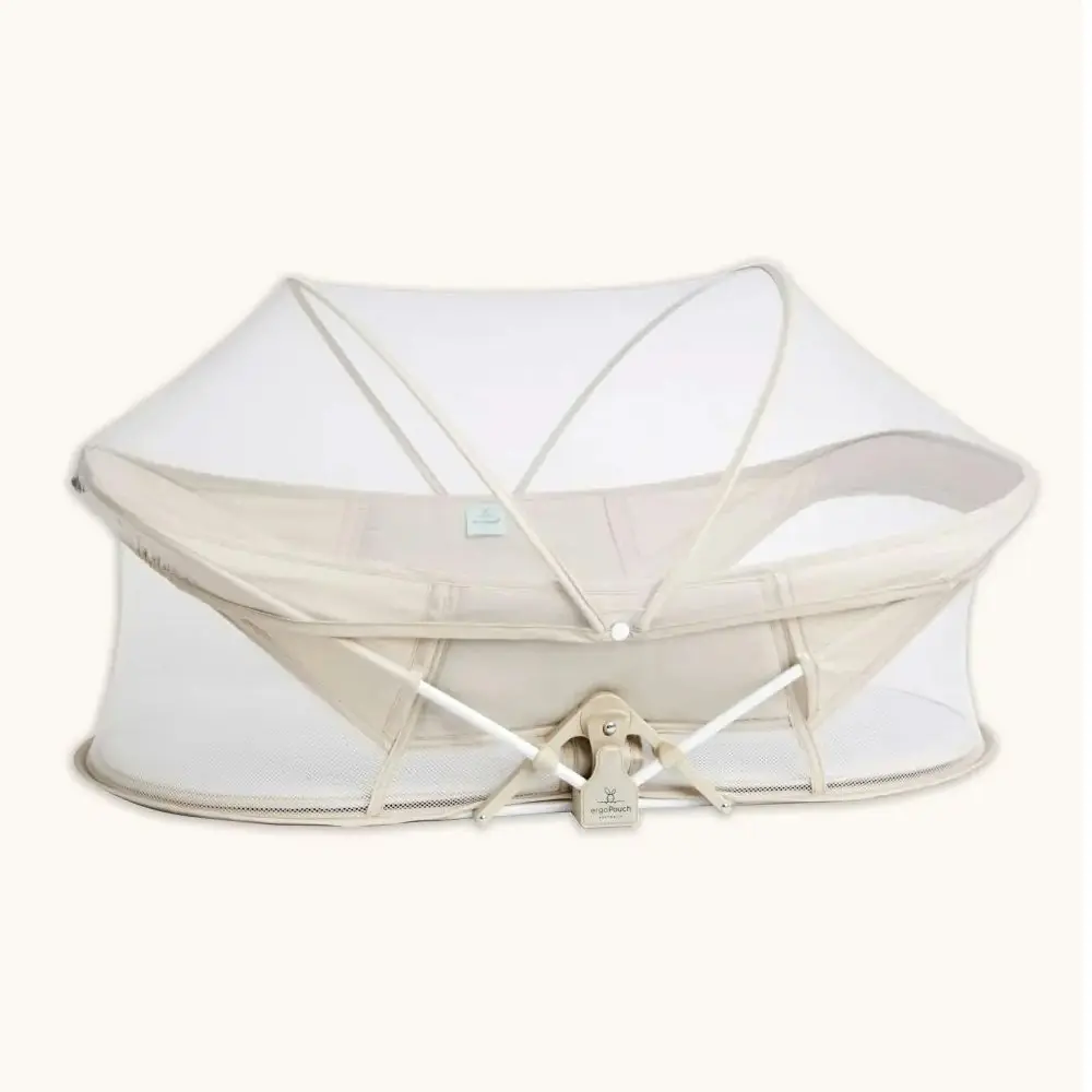 Ergo Pouch Easy Sleep Portable Baby/Infant Crib Bassinet w/Backpack/Mosquito Net