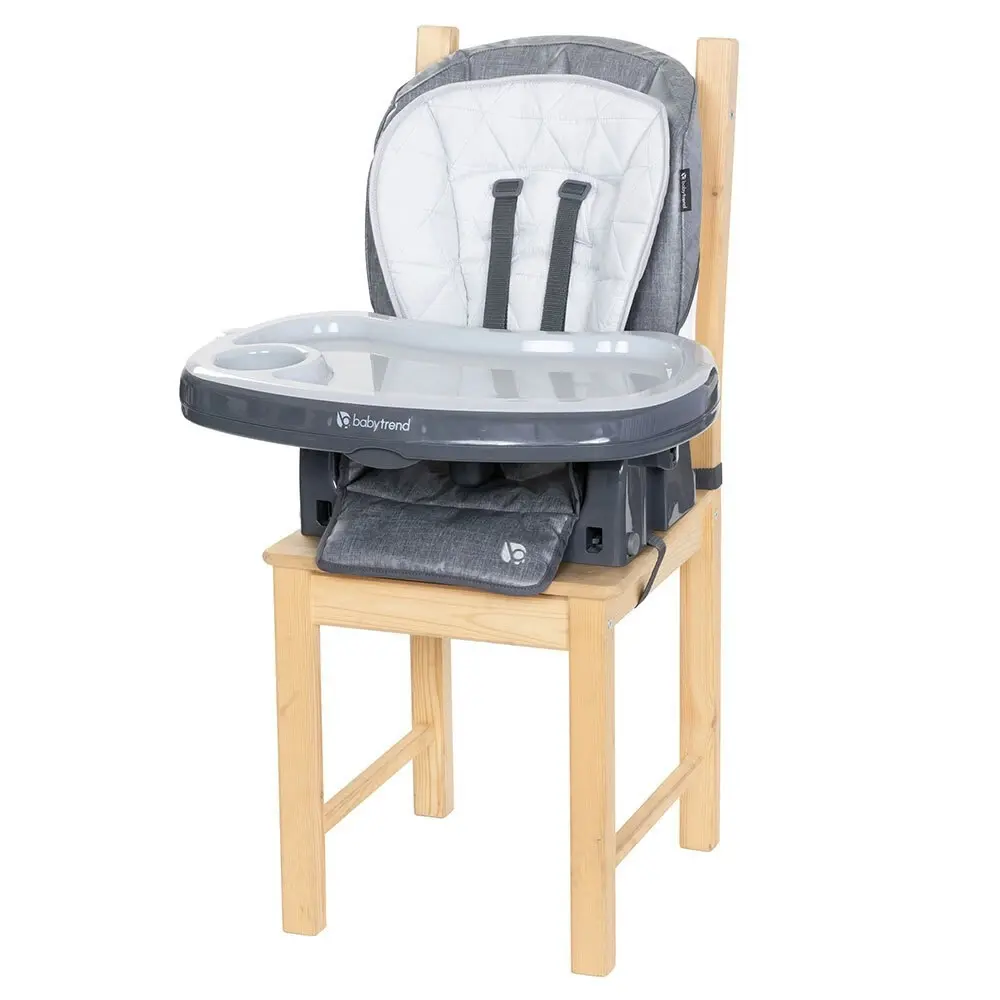 Baby Trend 7in1 Feeding Center High Chair w/Tray Evening Grey Baby/Kids/Toddler