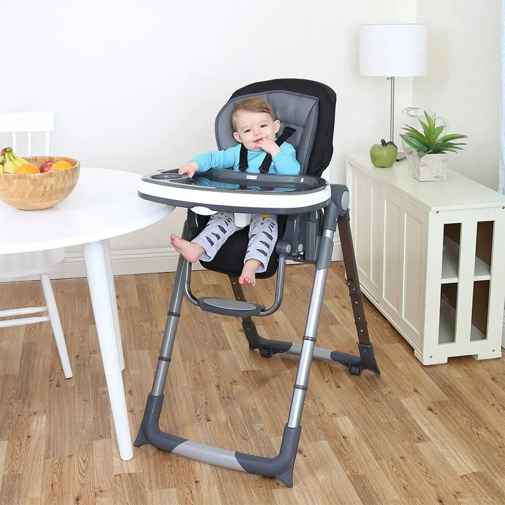 Baby Trend 7in1 Feeding Center High Chair w/Tray Evening Grey Baby/Kids/Toddler