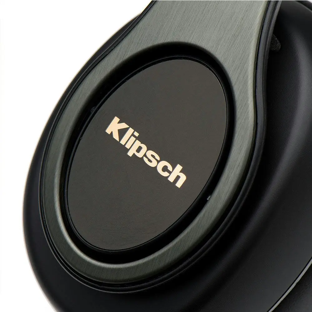 Klipsch Reference Over Ear Headphones/Headset w/Mic for iPhone/iPod/iPad Black