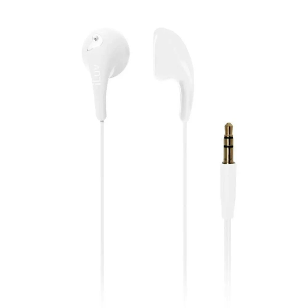 2PK ILuv White Bubble Gum 2 Earphones Headphones In-Ear for iPhone Android iPod