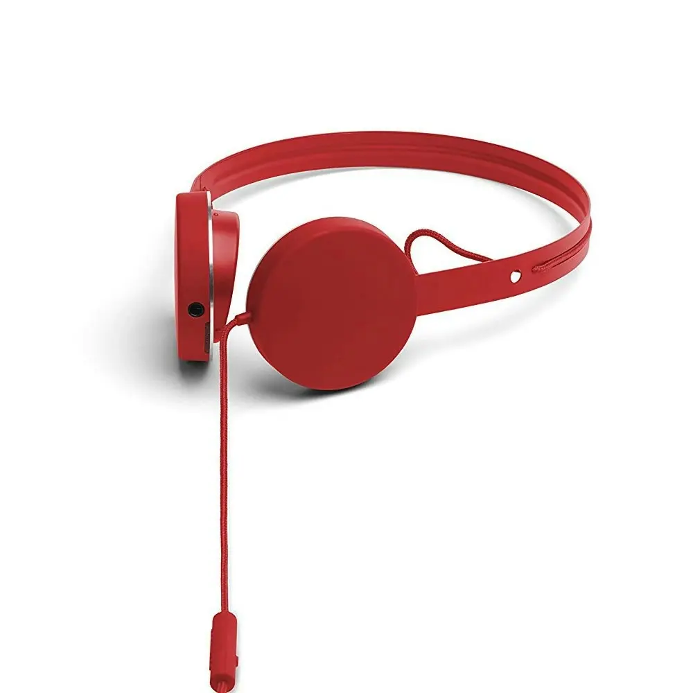 Urbanears Humlan On-Ear Headphones Headset w/Remote Mic for Smartphones Red