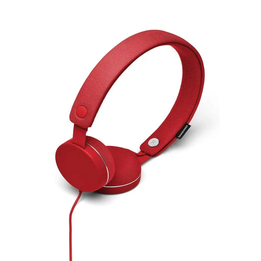 Urbanears Humlan On-Ear Headphones Headset w/Remote Mic for Smartphones Red