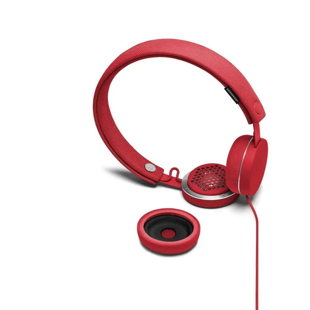 Urbanears Humlan On-Ear Headphones Headset w/Remote Mic for Smartphones Red