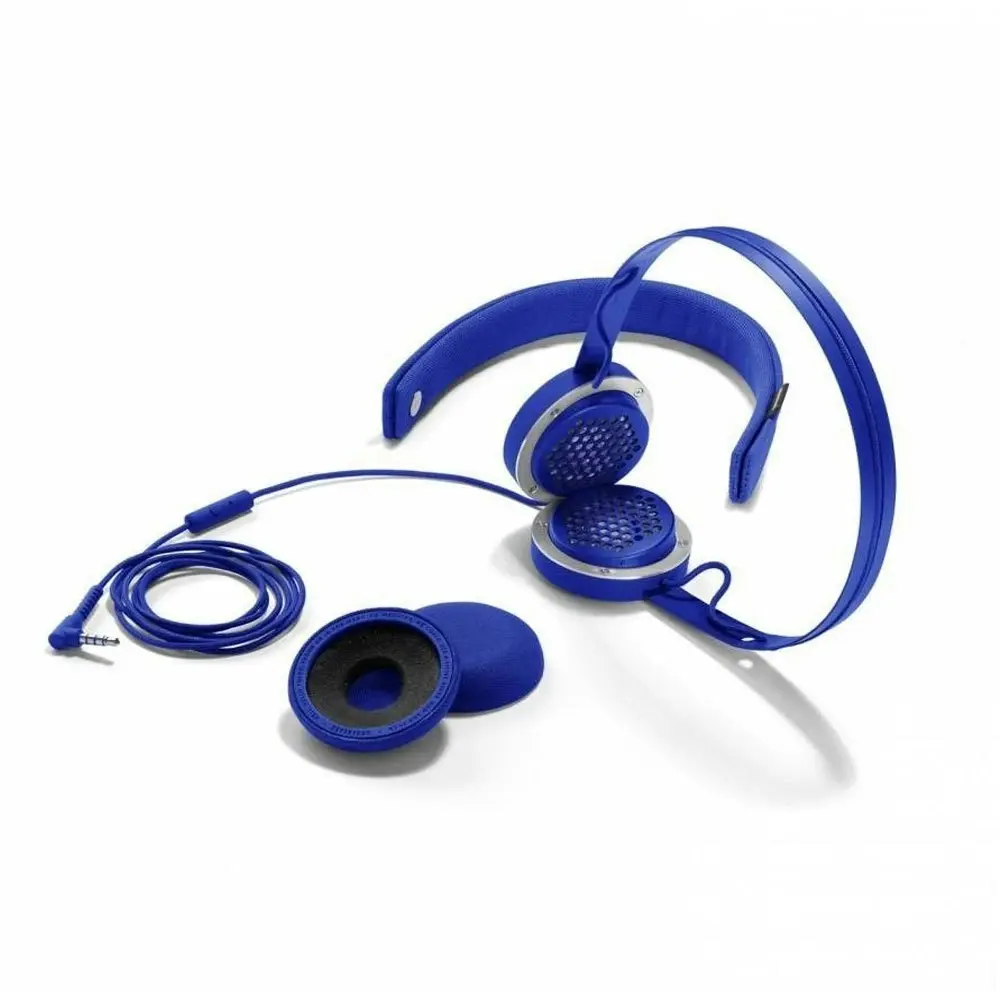 Urbanears Humlan On-Ear Headphones Headset w/Remote Mic for Smartphones Cobalt