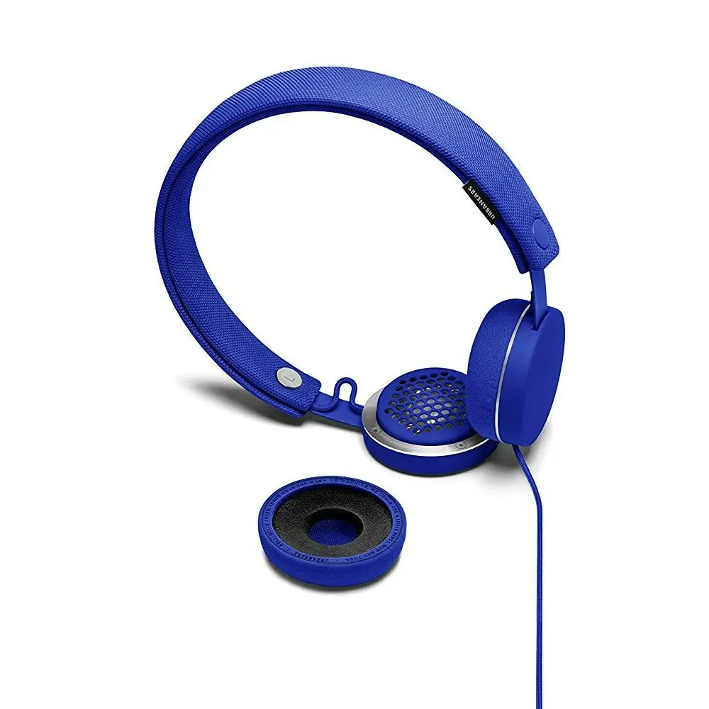 Urbanears Humlan On-Ear Headphones Headset w/Remote Mic for Smartphones Cobalt