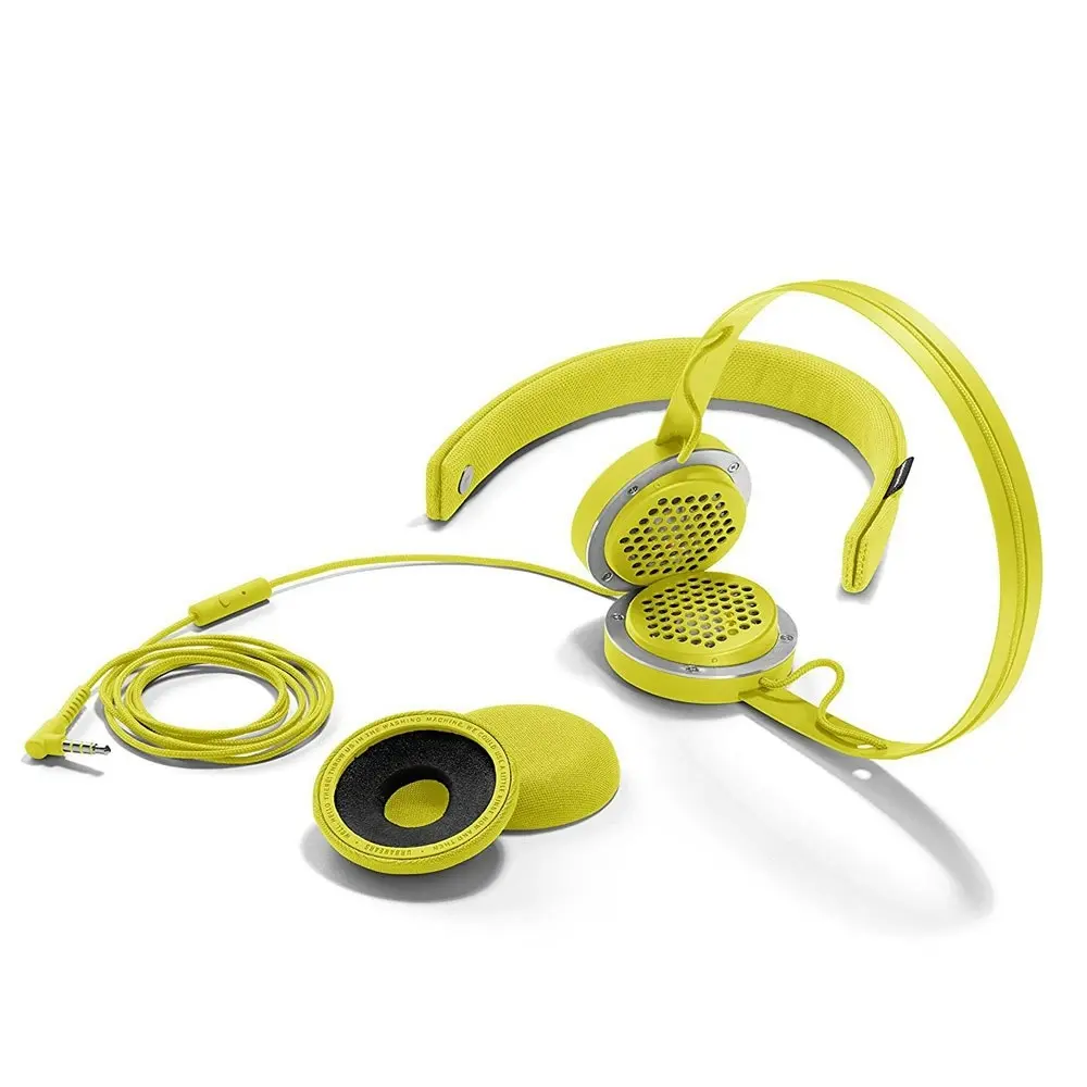 Urbanears Humlan On-Ear Headphones Headset w/Remote Mic for Smartphones Citrus