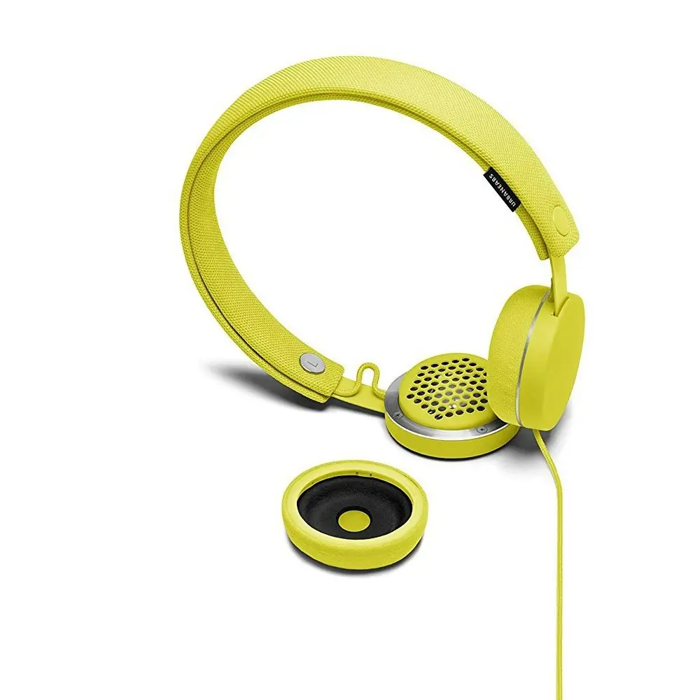 Urbanears Humlan On-Ear Headphones Headset w/Remote Mic for Smartphones Citrus