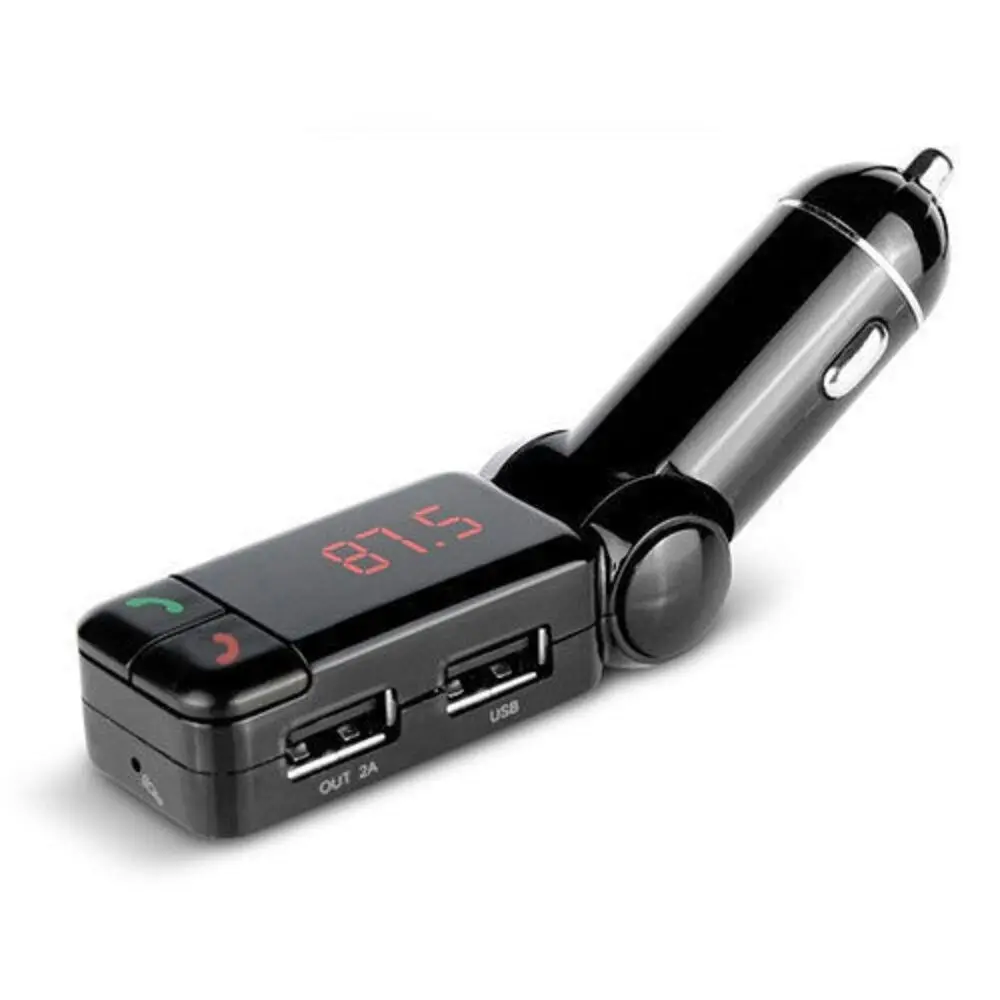 Sansai 4-in-1 Bluetooth Car Kit FM Transmitter Drive n Talk Hands Free Dual Port