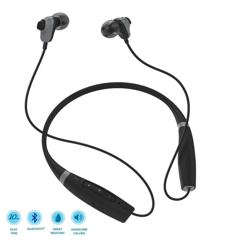 Jam Comfort Buds Bluetooth Sport Headset Wireless Earphones Sweatproof w/Mic/10h