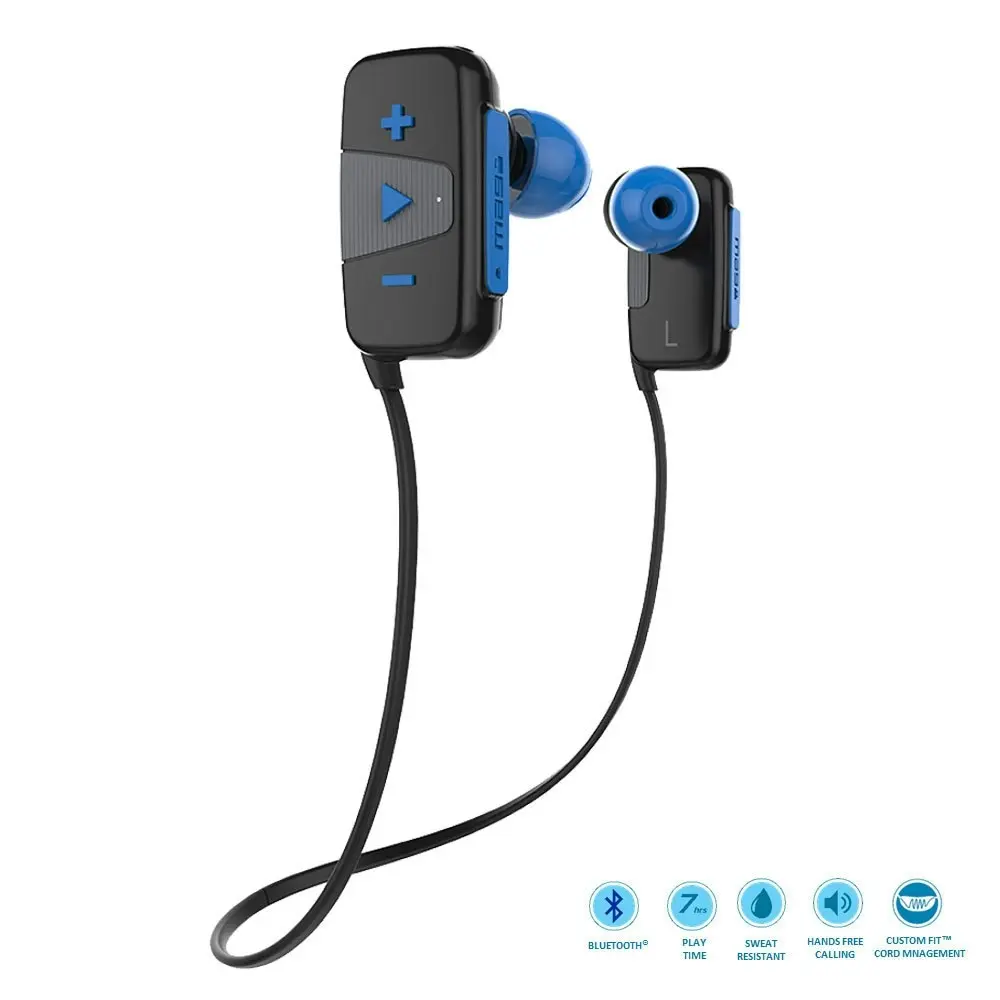 Jam Transit Mini Buds Bluetooth Sport Headset Wireless Earphones Sweatproof Blue