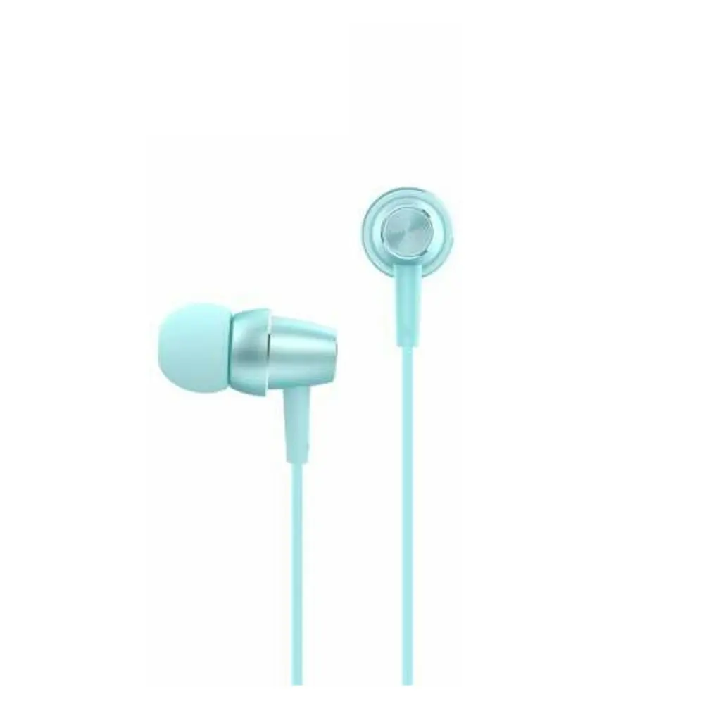 Xipin 3.5mm In-Ear Metal Earphones 1.2m Headset Headphones w/Microphone Blue