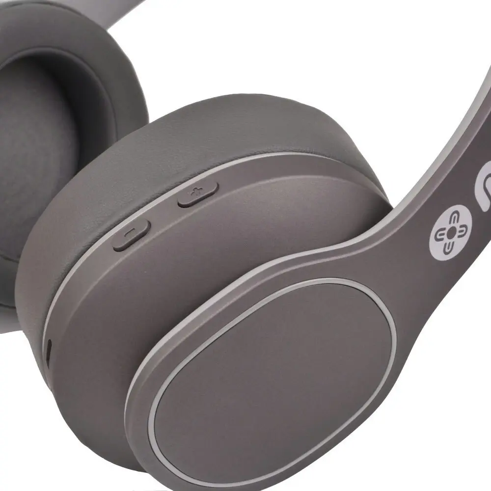 Moki Navigator Bluetooth Noise Cancellation Over-Ear Headset w/Mic Kids 3y+ Grey