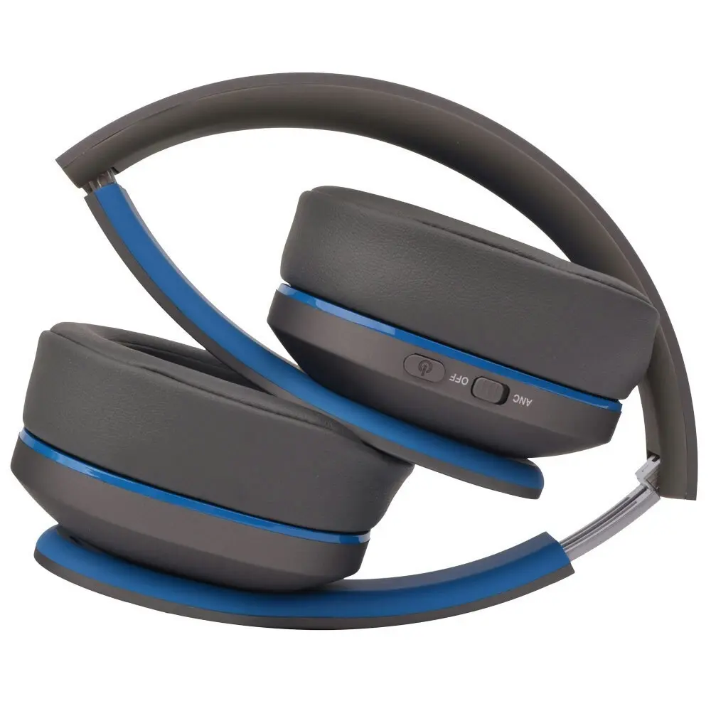 Moki Navigator Bluetooth Noise Cancellation Over-Ear Headset w/Mic Kids 3y+ Blue