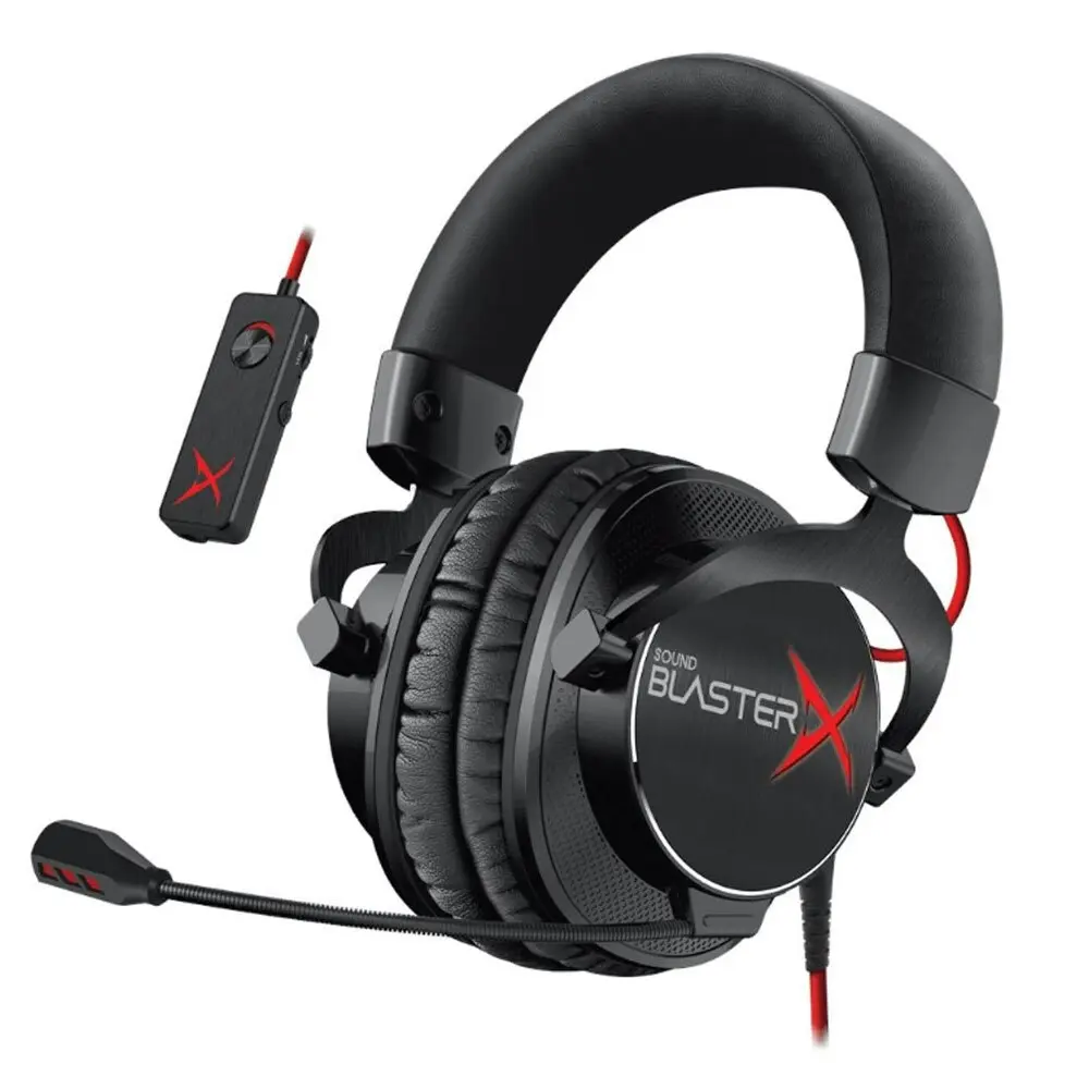 Creative Sound Blaster Pro H7 Gaming Headphone/Headset w/ Mic for PC/Laptop BLK