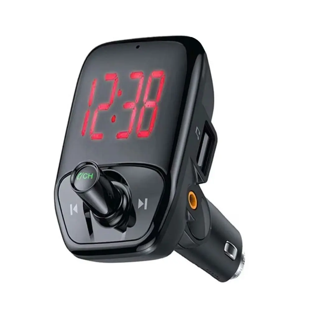 Sansai 5V Bluetooth Driving/Car Hands-Free Audio/Calls/Charge FM Transmitter BLK