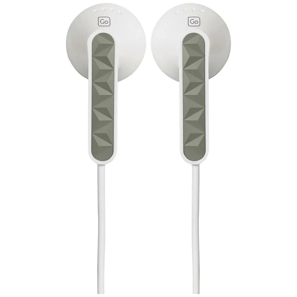 Go Travel Volume Control Stereo In-Ear Earphones 3.5mm Jack for Phones Assorted