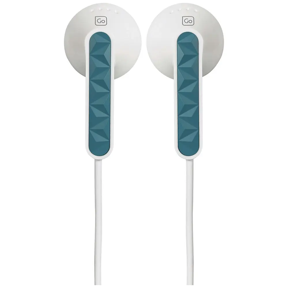 Go Travel Volume Control Stereo In-Ear Earphones 3.5mm Jack for Phones Assorted