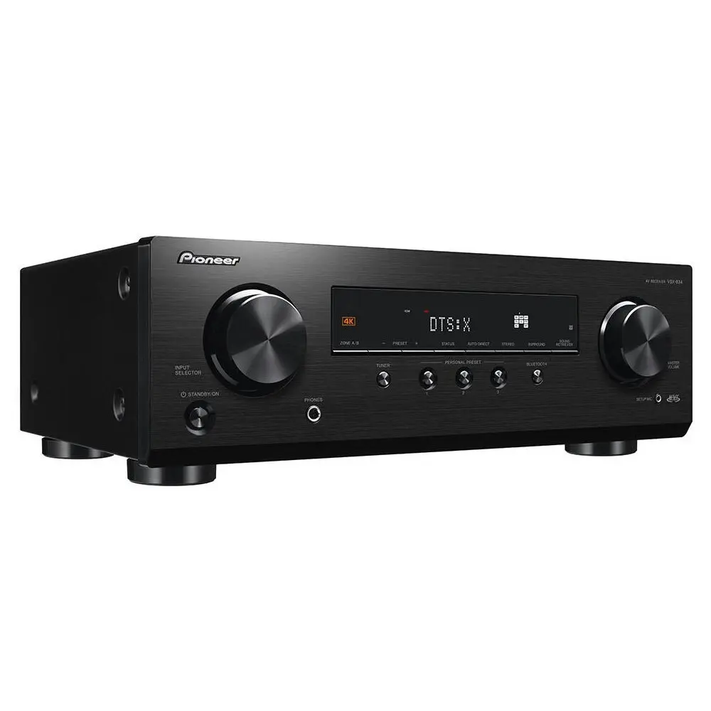 Pioneer VSX834 7.2 CH 490W Network AVR 4K Dolby Atmos Network AV Receiver Black