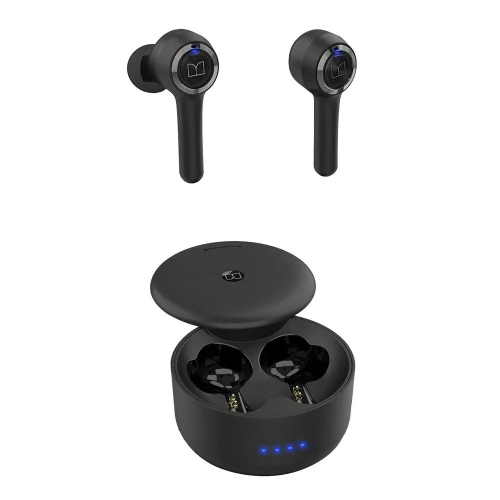 Monster Bluetooth Achieve 102 Airlinks Wireless In-Ear Earphones w/ Mic/IPX5 BLK