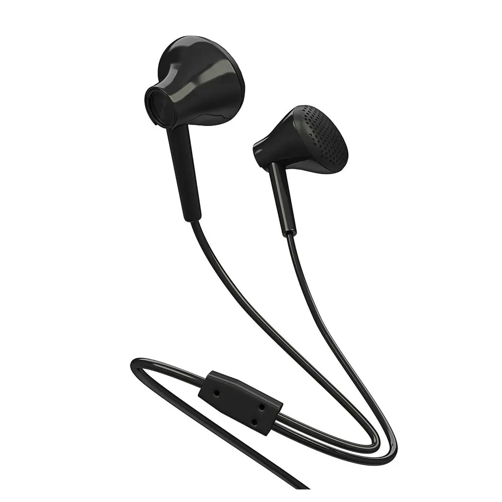 Liquid Ears Everyday Earphones In-Ear Earbuds/Headphones w/ 3.5mm Jack Black