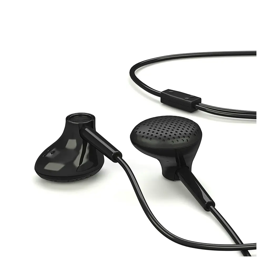 Liquid Ears Everyday Earphones In-Ear Earbuds/Headphones w/ 3.5mm Jack Black