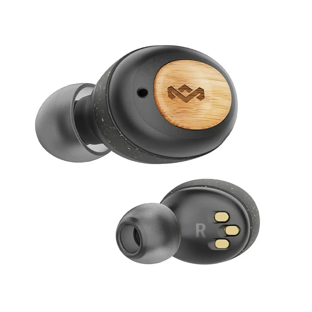 House of Marley Champion True Wireless Bluetooth 5.0 IPX4 Earphones Earbuds BLK