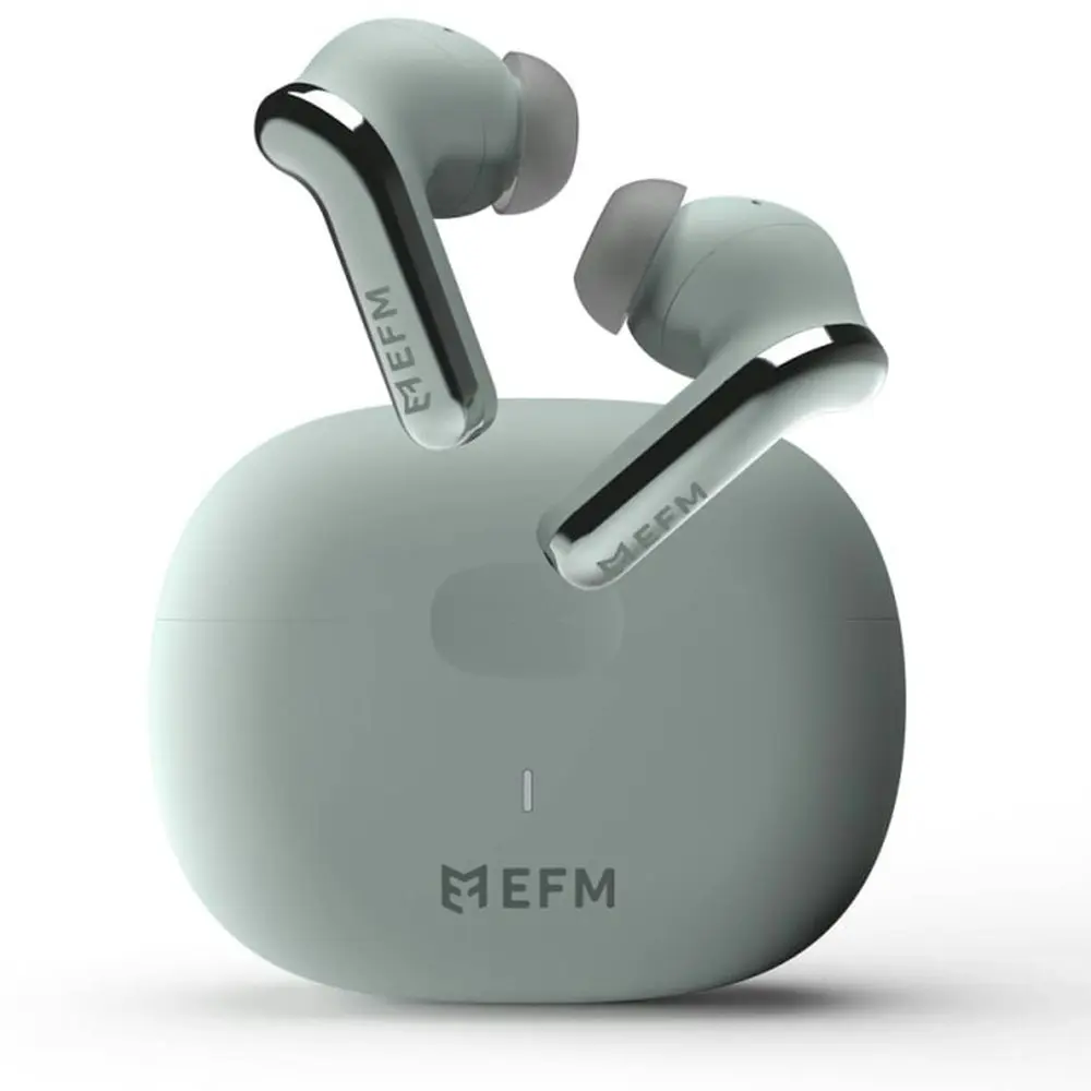 EFM TWS Wireless Bluetooth ANC Earbuds w/ Charging Case for Smartphones Sage