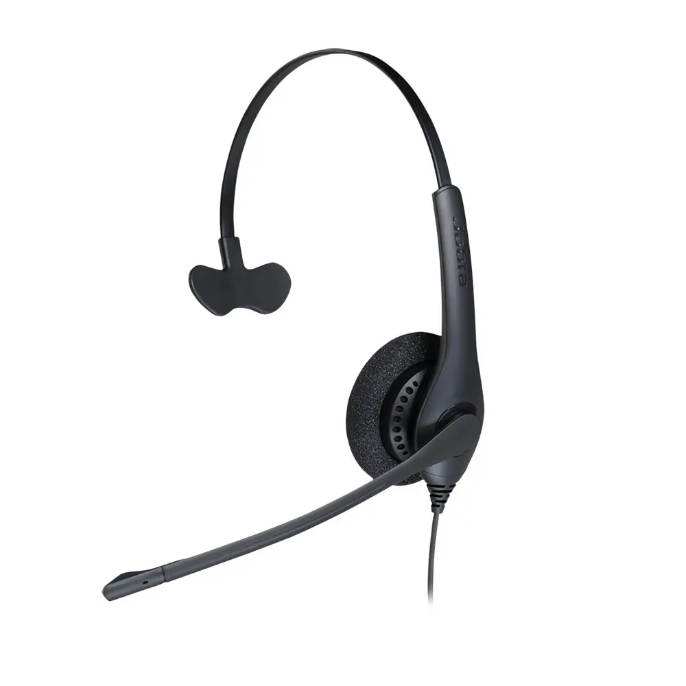 Jabra Corded Biz 1500 Mono QD Call Wired Headset w/Noise-Cancelling Microphone