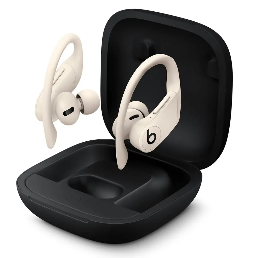 Beats Powerbeats Pro Wireless Bluetooth In Ear Hook Sport Earphones Ivory w/Case