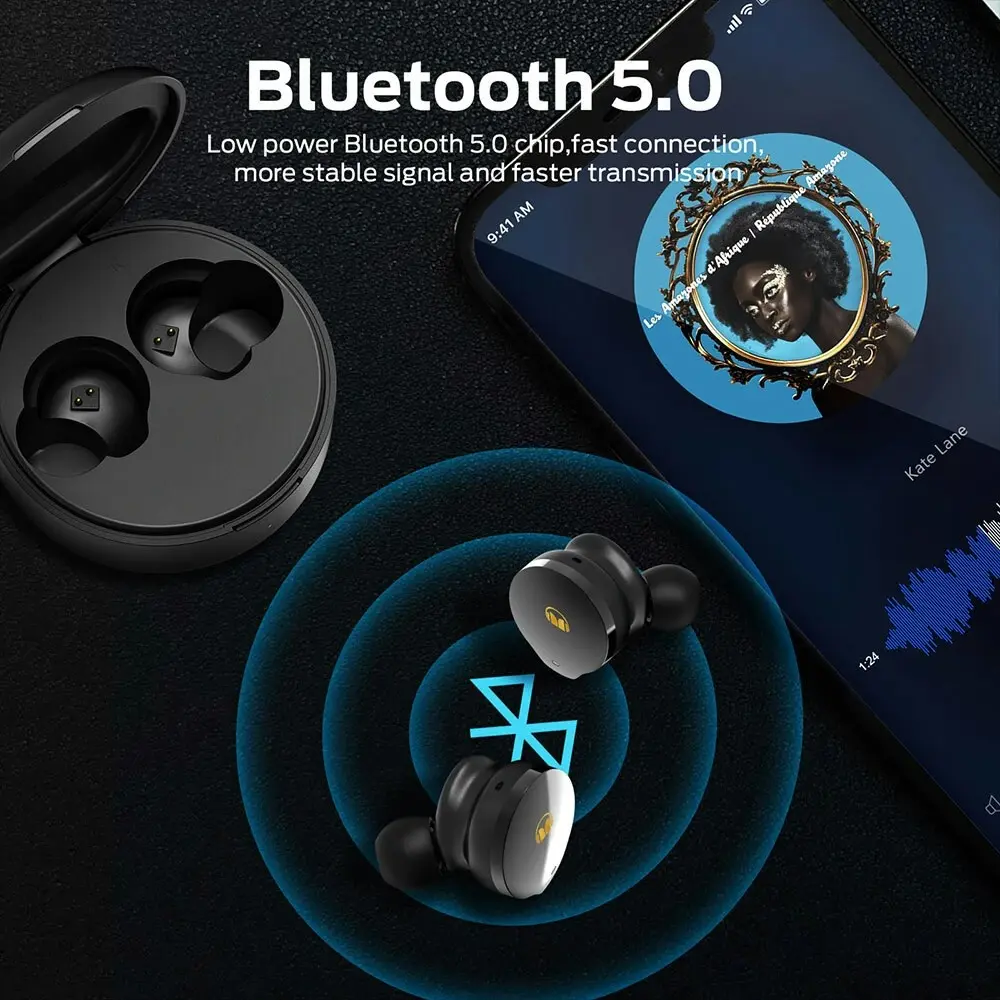 Monster Inspiration 700 ANC Airlinks Wireless Bluetooth In-Ear Headphones w/Case